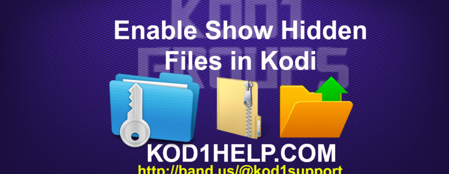 Enable Show Hidden Files in Kodi