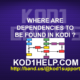 WHERE ARE DEPENDENCIES TO BE FOUND IN KODI ?