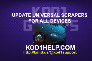 UPDATE UNIVERSAL SCRAPERS FOR ALL DEVICES
