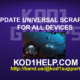 UPDATE UNIVERSAL SCRAPERS FOR ALL DEVICES