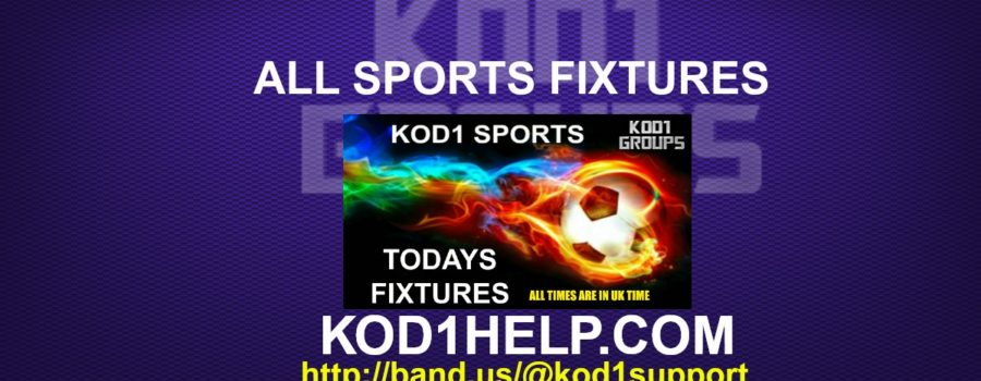 ALL SPORTS FIXTURES