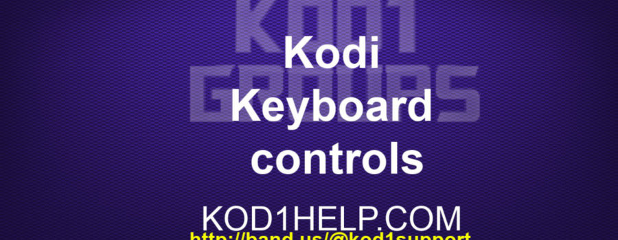 Kodi Keyboard controls